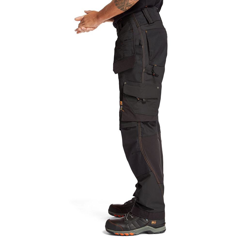 Timberland Mens Pants PRO® Interax Holster Work - Black - India IO0967854